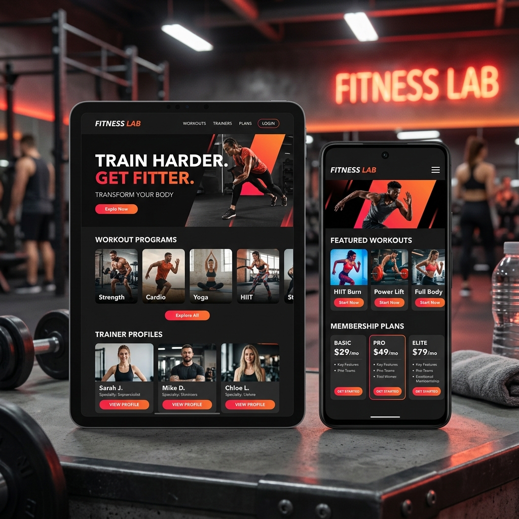 Fitness Website
